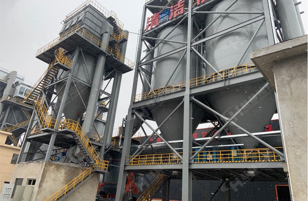 甘肅HLM2400煤粉立式磨200目D93項目冬日運(yùn)行圖