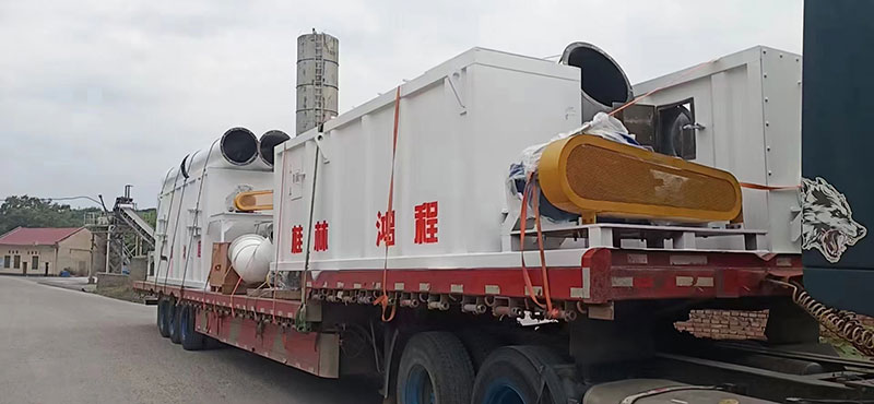 湖南某老板訂購(gòu)時(shí)產(chǎn)十五噸氫氧化鈣生產(chǎn)線貨物到場(chǎng)剪影！