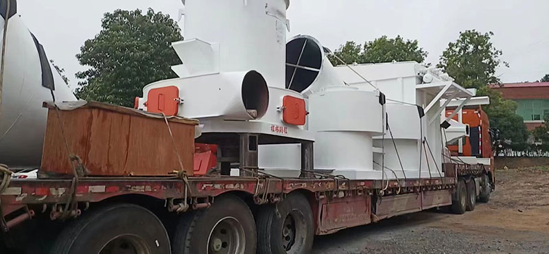 湖南某老板訂購(gòu)時(shí)產(chǎn)十五噸氫氧化鈣生產(chǎn)線貨物到場(chǎng)剪影！