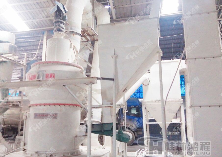 HC1300，325目錳礦石磨粉設備，錳礦石雷蒙磨粉機配置方案